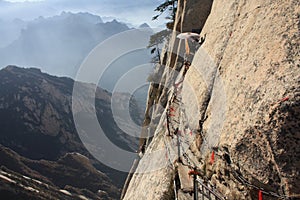 Death Trail at Mt. Hua Peaks photo